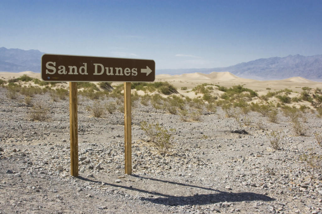 Долина Смерти, Sand Dunes